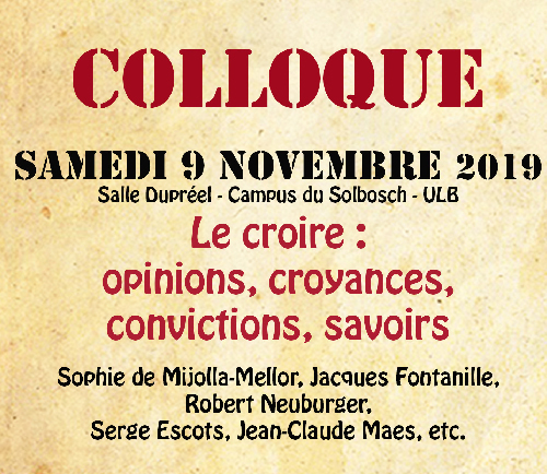 Colloque samedi 09 novembre